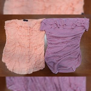 Free Shipping! Two 2b bebe tube tops